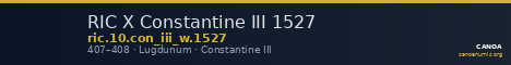 RIC X Constantine III 1527 — CANOA