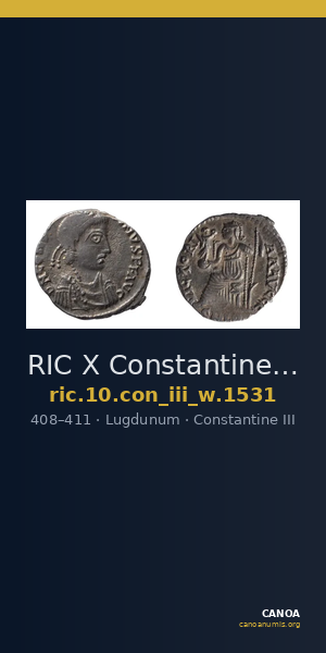 RIC X Constantine III 1531 — CANOA