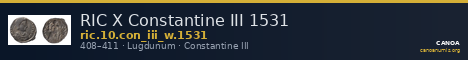 RIC X Constantine III 1531 — CANOA