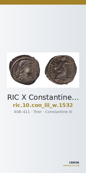 RIC X Constantine III 1532 — CANOA