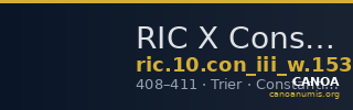 RIC X Constantine III 1537 — CANOA