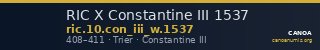 RIC X Constantine III 1537 — CANOA