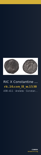 RIC X Constantine III 1538 — CANOA