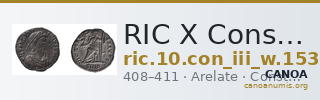 RIC X Constantine III 1538 — CANOA