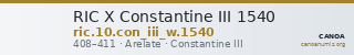 RIC X Constantine III 1540 — CANOA