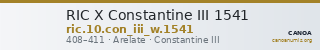 RIC X Constantine III 1541 — CANOA
