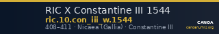 RIC X Constantine III 1544 — CANOA