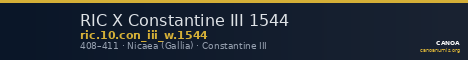 RIC X Constantine III 1544 — CANOA
