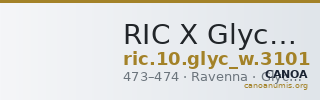 RIC X Glycereius 3101 — CANOA