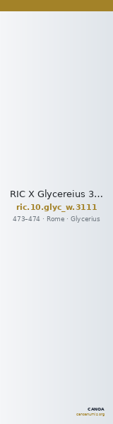 RIC X Glycereius 3111 — CANOA