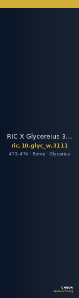 RIC X Glycereius 3111 — CANOA