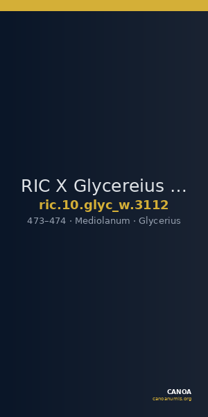 RIC X Glycereius 3112 — CANOA