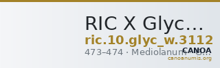 RIC X Glycereius 3112 — CANOA