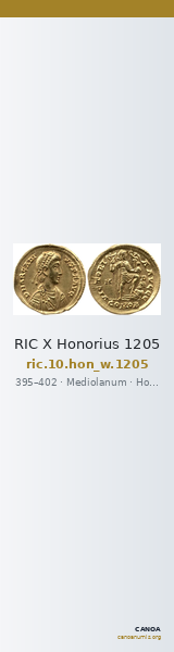 RIC X Honorius 1205 — CANOA