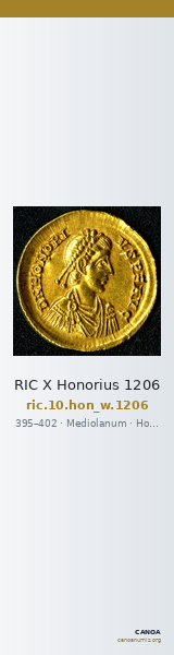 RIC X Honorius 1206 — CANOA