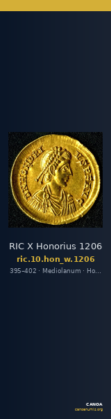 RIC X Honorius 1206 — CANOA