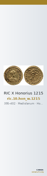 RIC X Honorius 1215 — CANOA