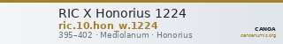 RIC X Honorius 1224 — CANOA