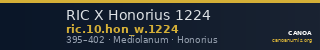 RIC X Honorius 1224 — CANOA