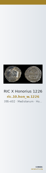 RIC X Honorius 1226 — CANOA