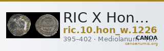 RIC X Honorius 1226 — CANOA