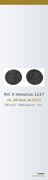 RIC X Honorius 1227 — CANOA