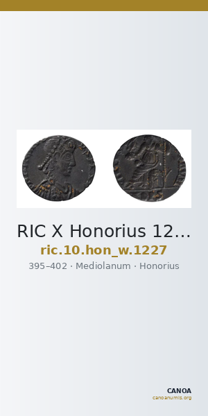 RIC X Honorius 1227 — CANOA