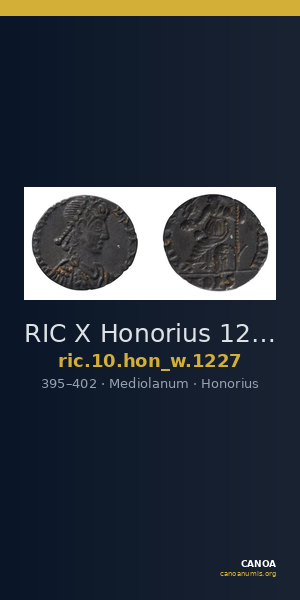 RIC X Honorius 1227 — CANOA