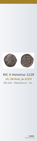 RIC X Honorius 1229 — CANOA