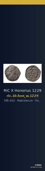 RIC X Honorius 1229 — CANOA