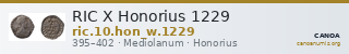 RIC X Honorius 1229 — CANOA