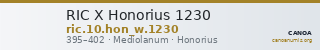 RIC X Honorius 1230 — CANOA