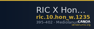 RIC X Honorius 1235 — CANOA