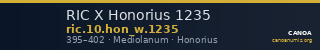 RIC X Honorius 1235 — CANOA