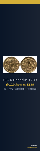 RIC X Honorius 1239 — CANOA