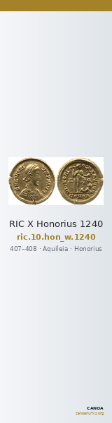 RIC X Honorius 1240 — CANOA