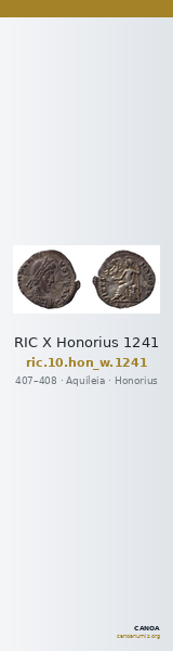 RIC X Honorius 1241 — CANOA