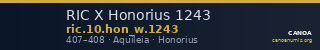 RIC X Honorius 1243 — CANOA