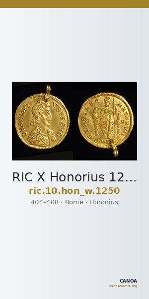 RIC X Honorius 1250 — CANOA