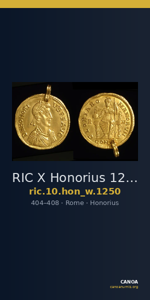 RIC X Honorius 1250 — CANOA