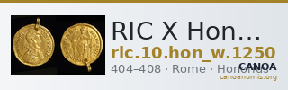 RIC X Honorius 1250 — CANOA