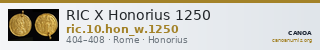 RIC X Honorius 1250 — CANOA