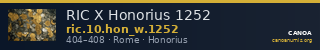 RIC X Honorius 1252 — CANOA