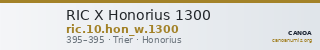 RIC X Honorius 1300 — CANOA