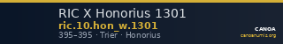 RIC X Honorius 1301 — CANOA