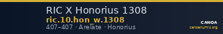 RIC X Honorius 1308 — CANOA