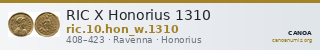 RIC X Honorius 1310 — CANOA