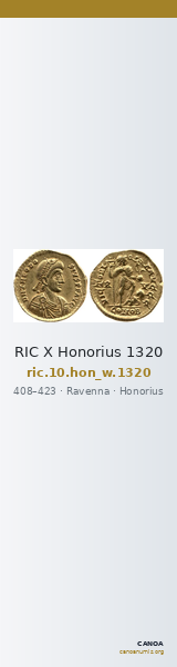 RIC X Honorius 1320 — CANOA