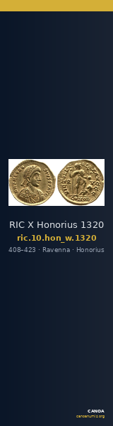 RIC X Honorius 1320 — CANOA