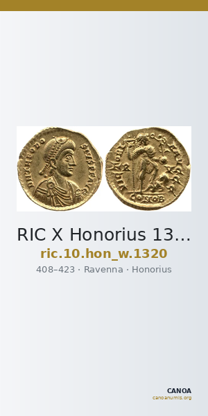 RIC X Honorius 1320 — CANOA
